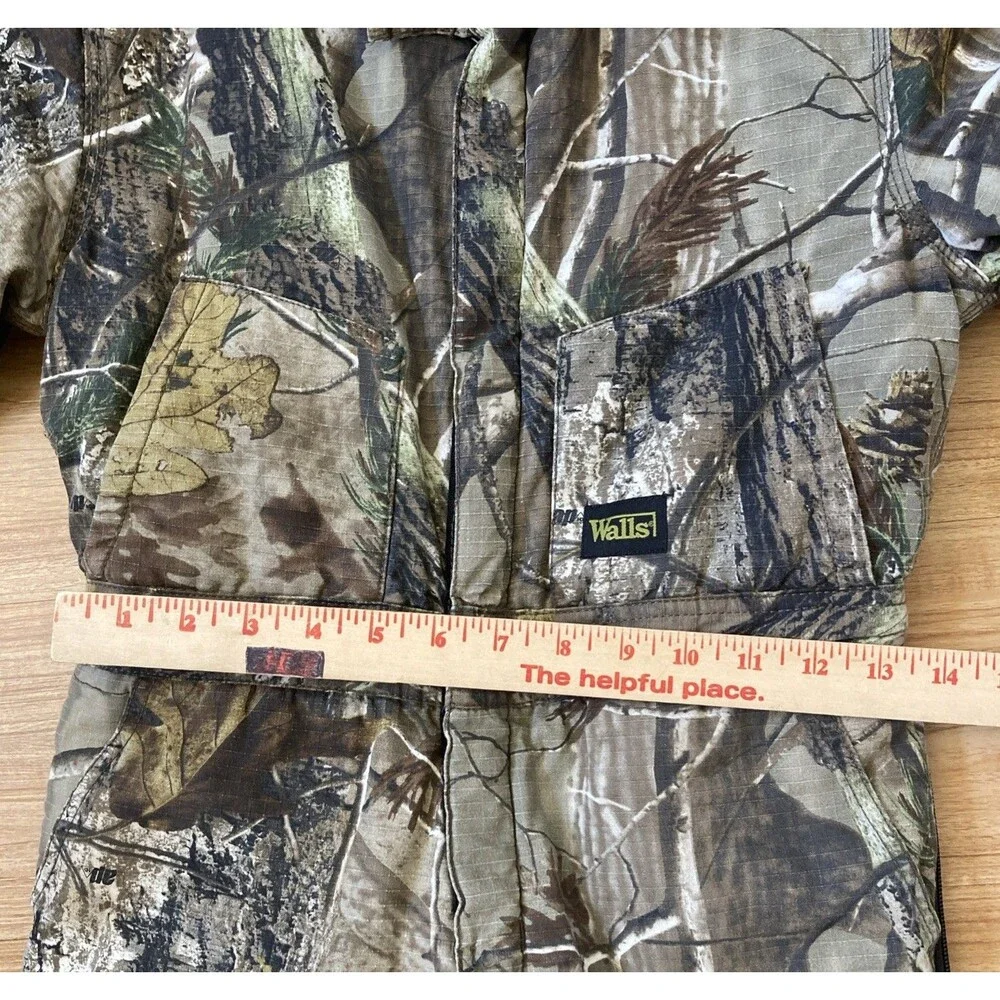 Walls Kidz Grow System Camo Insulated Youth Small Regular Coveralls Hunting Snow